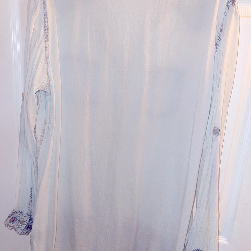 Sculley pale blue button up shirt